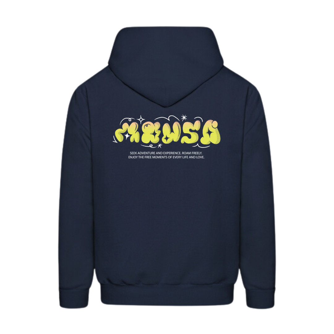 Neon Bubble Graffiti Hoodie