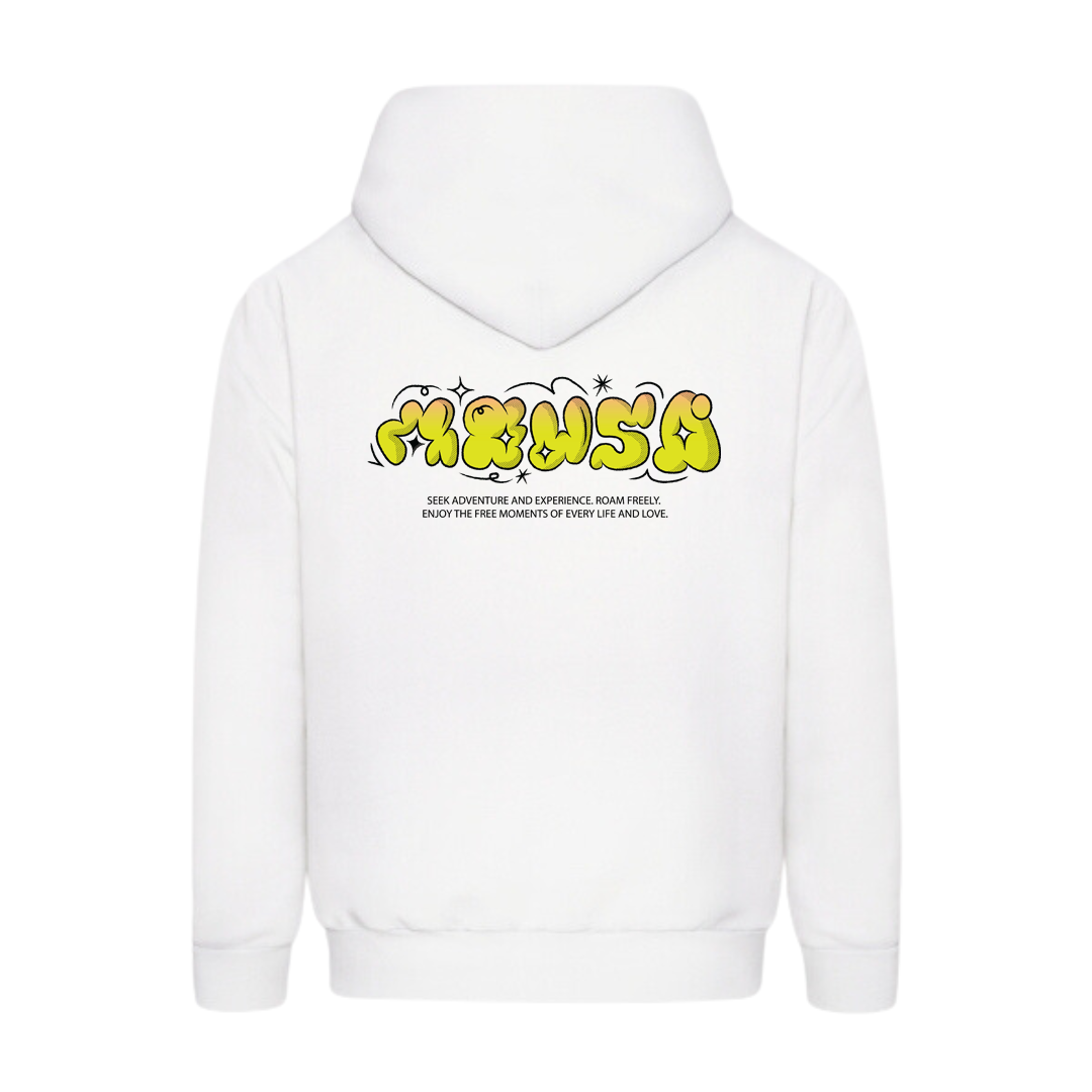 Neon Bubble Graffiti Hoodie