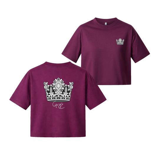 Farah's Crown Woman boxy crop tee
