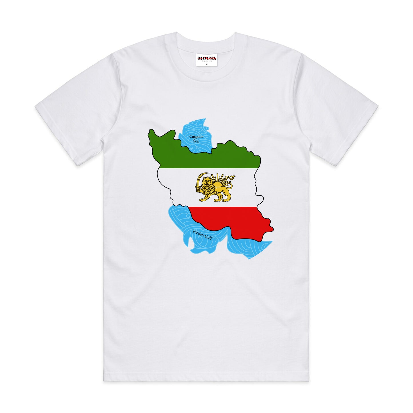 Iran Map T-shirts